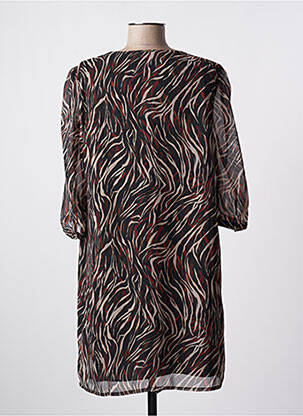 Rochie scurtă mâneci 3/4 mâneci 3/4 negru IKKS femeie