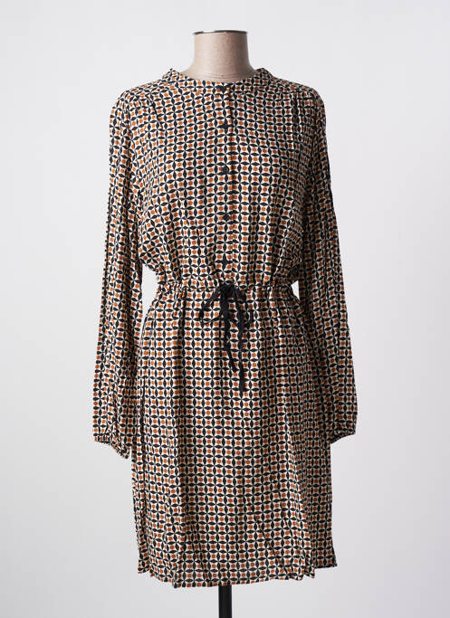 Rochie midi maro LA FEE MARABOUTEE femeie