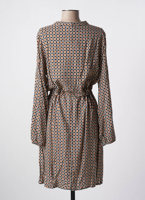 Rochie midi maro LA FEE MARABOUTEE femeie