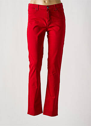 Blugi cu croială dreaptă roșu KANOPE femeie