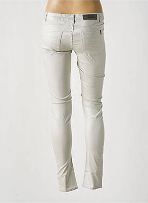 Pantalon slim talie joasă talie joasă argintiu LES P'TITES BOMBES femeie