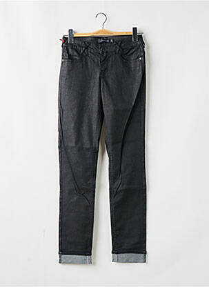 Pantalon slim talie joasă talie joasă negru KANOPE femeie