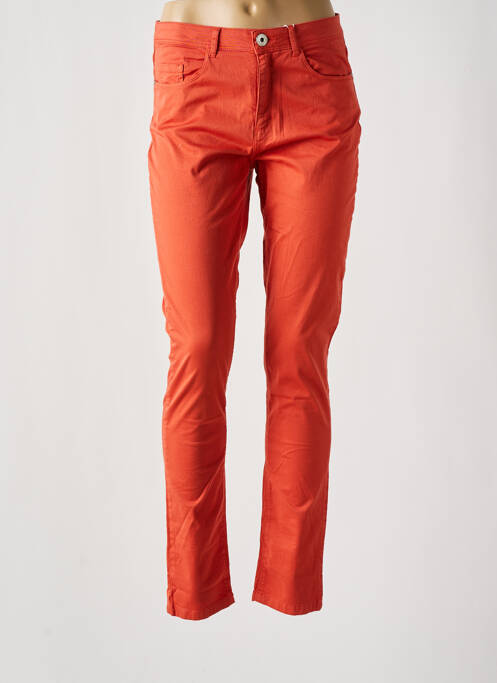Pantalon slim portocaliu TBS femeie