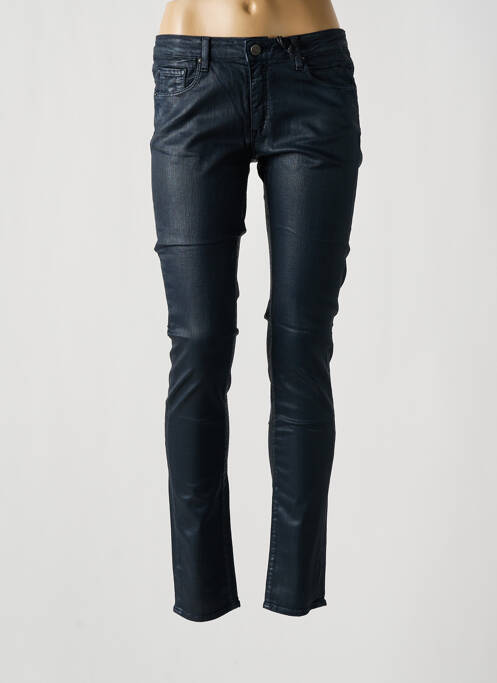 Blugi cu croială slim elasticitate talie înaltă albastru CIMARRON femme