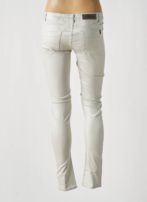 Pantalon slim argintiu LES P'TITES BOMBES femeie