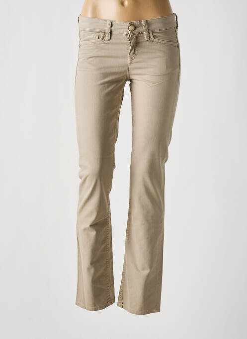 Blugi cu croială dreaptă bej MEXX femeie