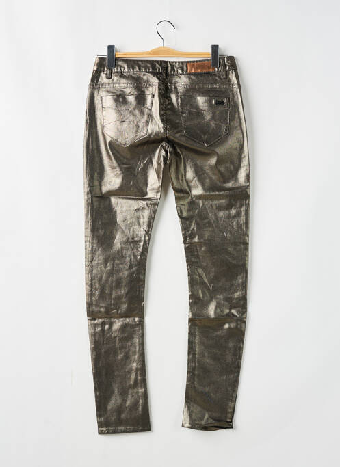 Pantalon slim argintiu LES P'TITES BOMBES femeie
