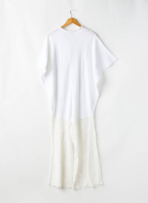 Salopetă-pantalon alb TENDANCE UNIQUE femeie