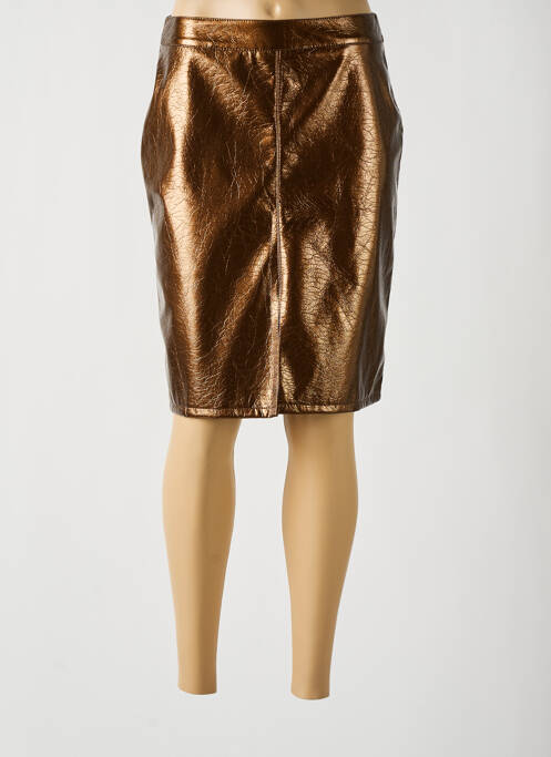 Fustă midi maro VIE TA VIE femeie