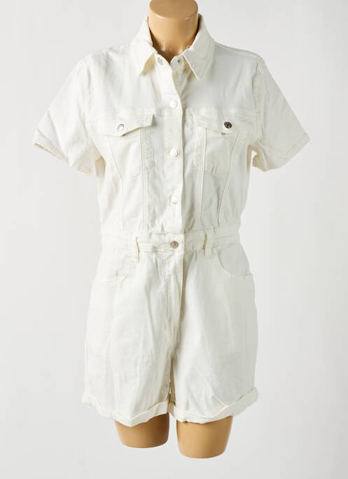 Salopetă scurtă alb PLACE DU JOUR femeie