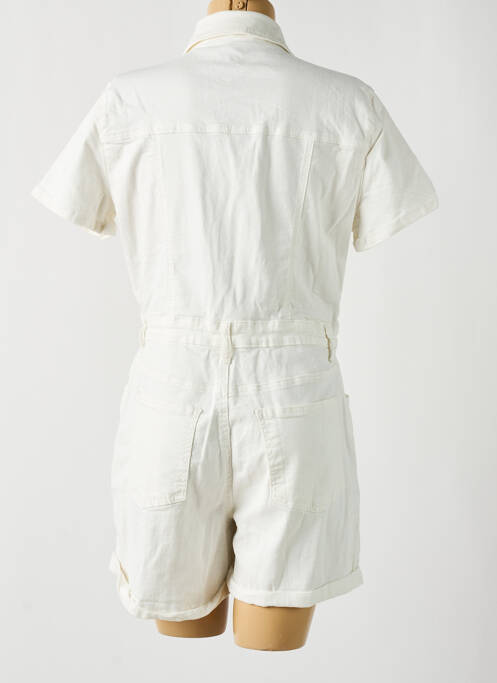 Salopetă scurtă alb PLACE DU JOUR femeie