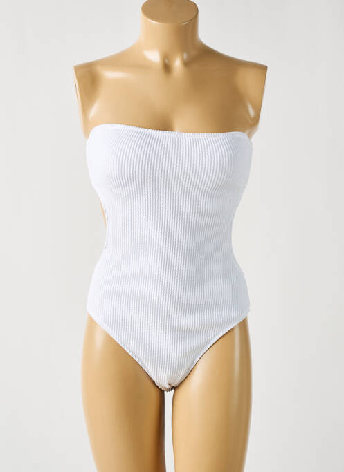 Costum de baie dintr-o singură piesă alb DAG ADOM femeie