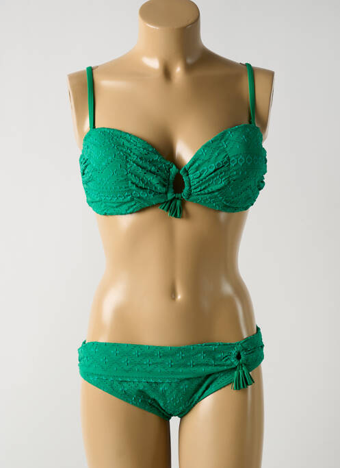 Costum de baie din două piese verde DAG ADOM femeie