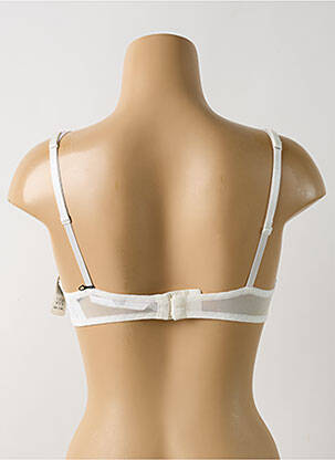 Sutien efect material satinat top sutien modelat alb AUBADE femeie