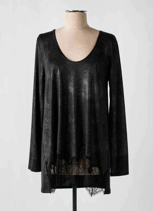 Top negru LAUREN VIDAL femeie