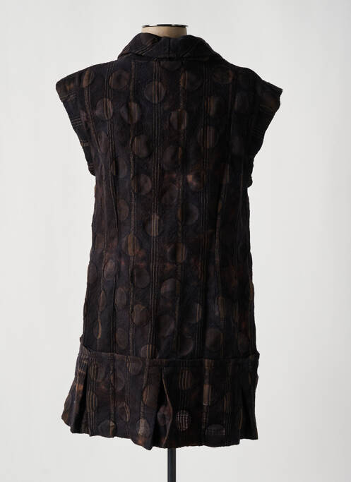 Rochie midi maro FLEUR DE SEL femeie