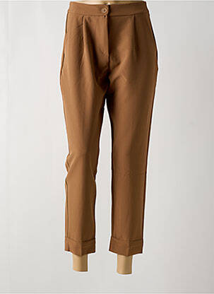 Pantalon 7/8 maro POUSSIERE D'ETOLE femeie