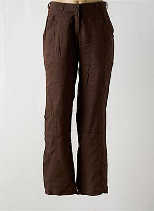 Pantalon drept maro COCO MENTHE femeie