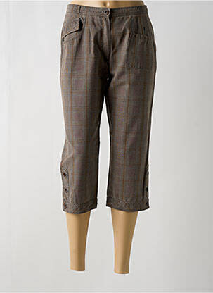 Pantalon trei sferturi maro PAUSE CAFE femeie