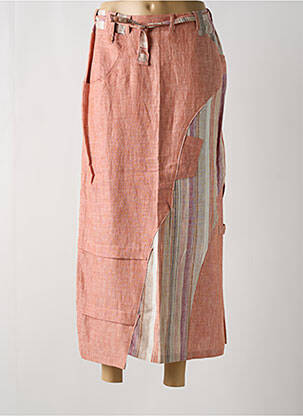 Fustă lungă portocaliu UN POINT C EST TOUT femeie