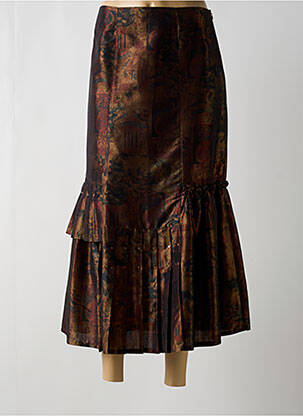 Fustă lungă maro UN POINT C EST TOUT femeie