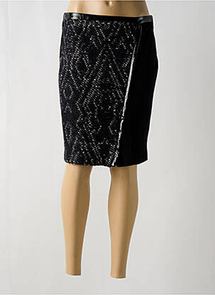 Fustă midi negru POUSSIERE D'ETOLE femeie