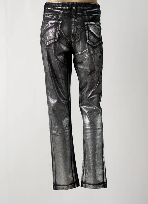 Pantalon slim argintiu POUSSIERE D'ETOLE femeie