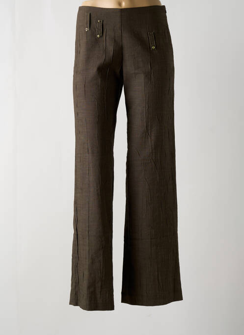 Pantalon drept verde COCO MENTHE femeie