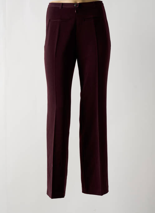 Pantalon drept violet PAUSE CAFE femeie