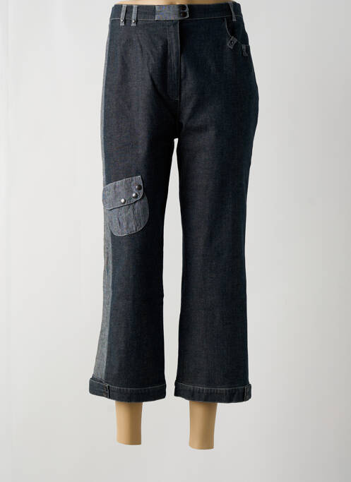 Pantalon trei sferturi albastru UN POINT C EST TOUT femeie