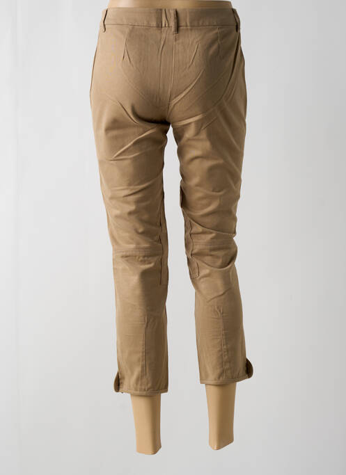 Pantalon trei sferturi bej FLEUR DE SL femeie