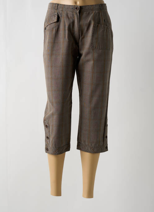 Pantalon trei sferturi maro PAUSE CAFE femeie