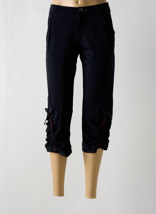 Pantalon trei sferturi negru COCO MENTHE femeie