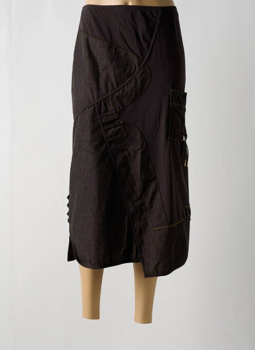 Fustă lungă maro PAUSE CAFE femeie