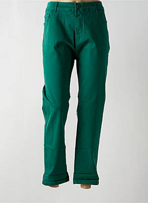 Pantalon slim elasticitate mărime normală verde VOGGO bărbat