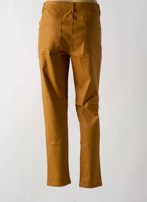 Pantalon slim galben LUIZACCO femeie