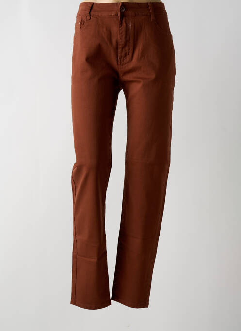 Blugi cu croială slim portocaliu VOGGO bărbat