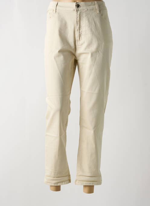 Blugi cu croială slim bej VOGGO bărbat