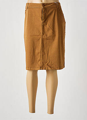 Fustă midi bej TBS femeie