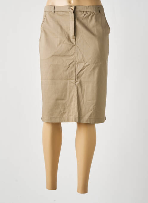 Fustă midi bej CHRISMAS'S femeie