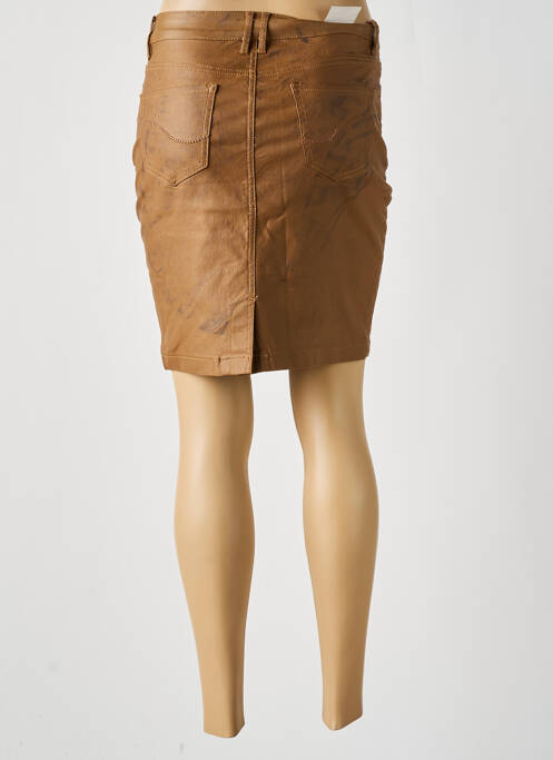 Fustă scurtă maro ZAC & ZOE femeie