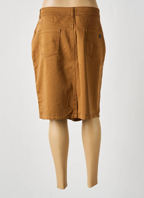 Fustă midi bej TBS femeie