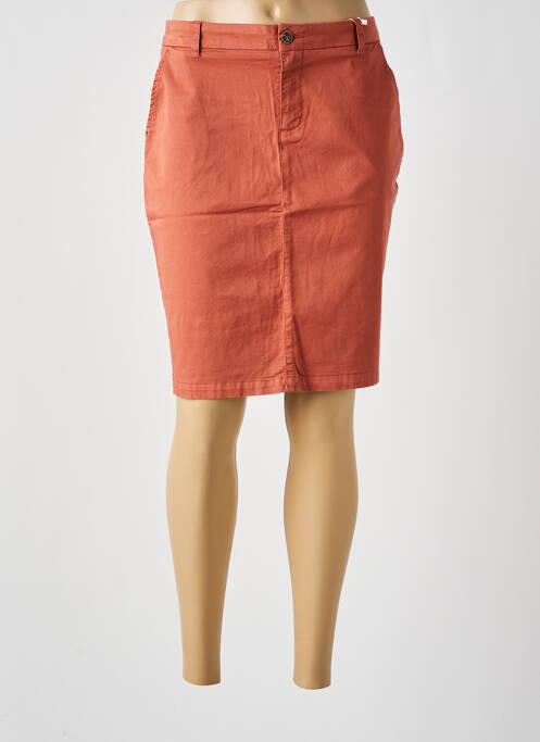 Fustă midi maro TBS femeie