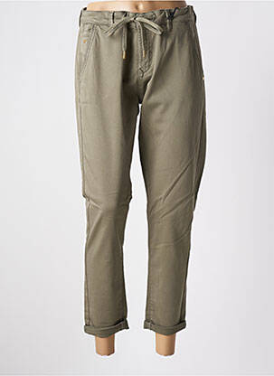 Pantalon 7/8 elasticitate mărime normală verde KAPORAL femeie