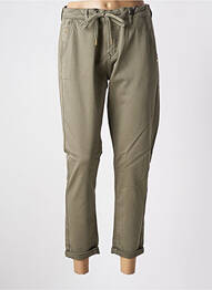 Pantalon 7/8 elasticitate mărime normală verde KAPORAL femme