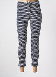 Pantalon 7/8 talie înaltă talie înaltă albastru I.QUING femme
