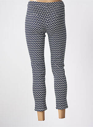 Pantalon 7/8 talie înaltă talie înaltă albastru I.QUING femeie