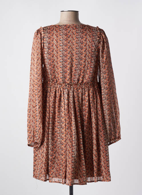 Rochie scurtă maro MOLLY BRACKEN femeie