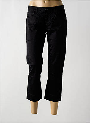 Pantalon trei sferturi elasticitate talie joasă negru SCHOOL RAG femeie