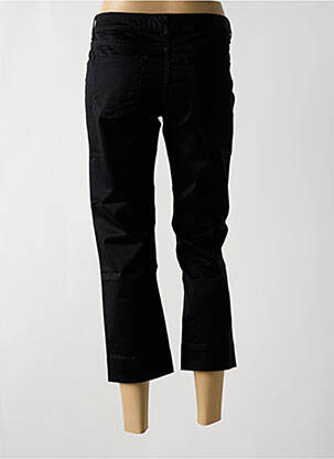 Pantalon trei sferturi elasticitate talie joasă negru SCHOOL RAG femeie